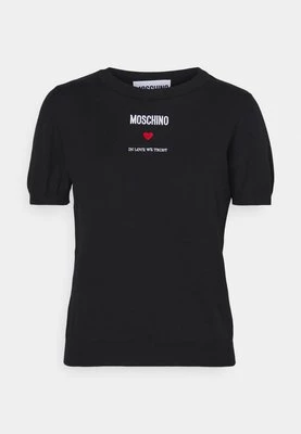 T-shirt z nadrukiem Moschino