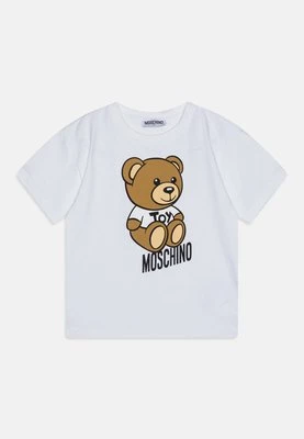 T-shirt z nadrukiem Moschino