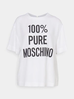 T-shirt z nadrukiem Moschino