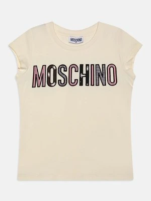 T-shirt z nadrukiem Moschino