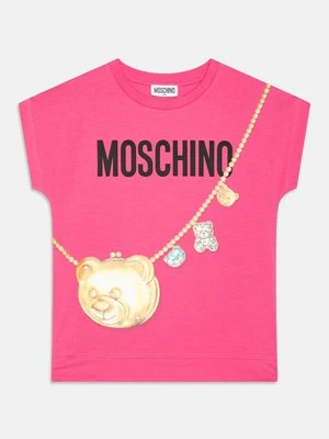 T-shirt z nadrukiem Moschino