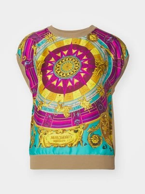 T-shirt z nadrukiem Moschino