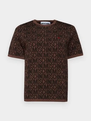 T-shirt z nadrukiem Moschino