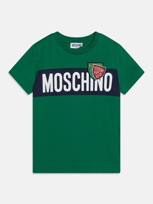 T-shirt z nadrukiem Moschino