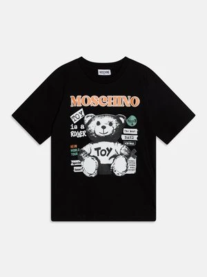 T-shirt z nadrukiem Moschino