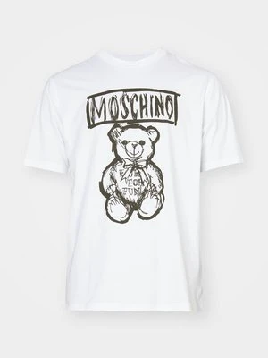 T-shirt z nadrukiem Moschino