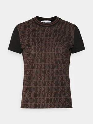 T-shirt z nadrukiem Moschino