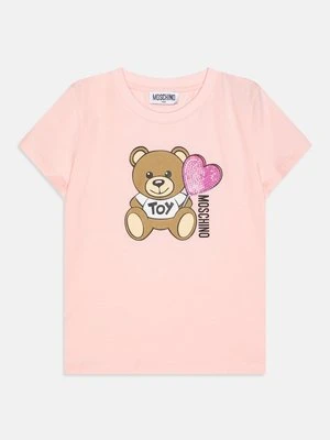 T-shirt z nadrukiem Moschino