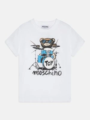 T-shirt z nadrukiem Moschino