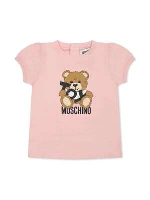 T-shirt z nadrukiem Moschino