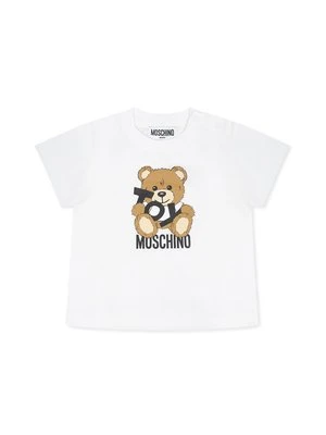 T-shirt z nadrukiem Moschino