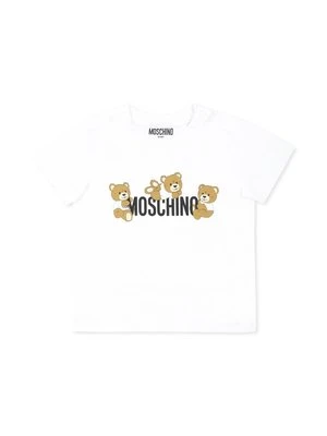 T-shirt z nadrukiem Moschino