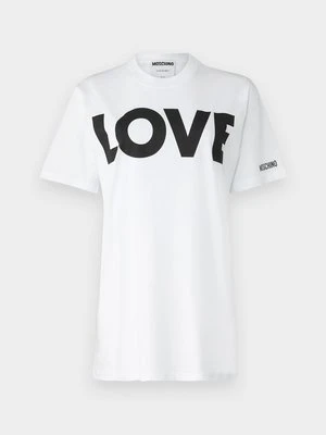 T-shirt z nadrukiem Moschino