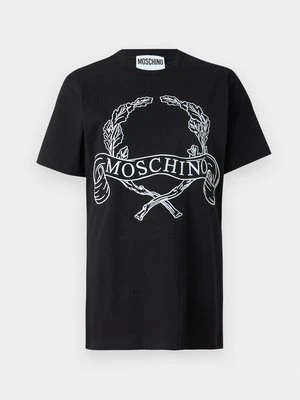 T-shirt z nadrukiem Moschino