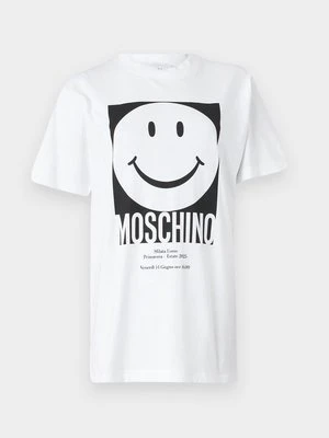 T-shirt z nadrukiem Moschino