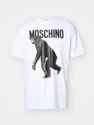T-shirt z nadrukiem Moschino
