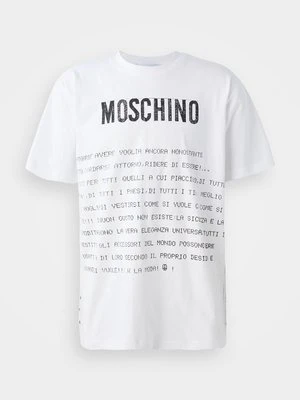 T-shirt z nadrukiem Moschino