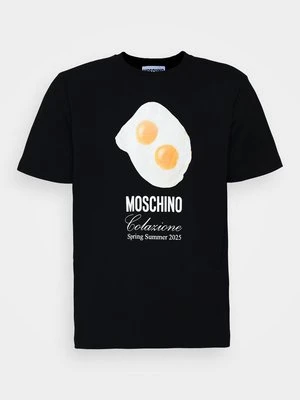 T-shirt z nadrukiem Moschino