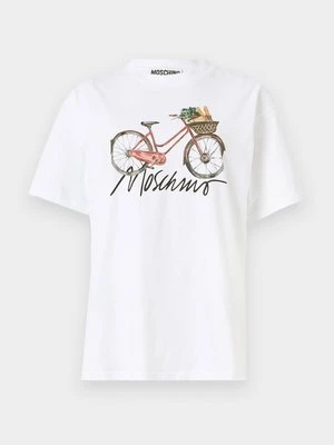T-shirt z nadrukiem Moschino