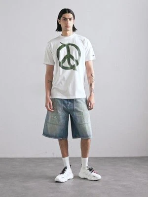 T-shirt z nadrukiem Moschino