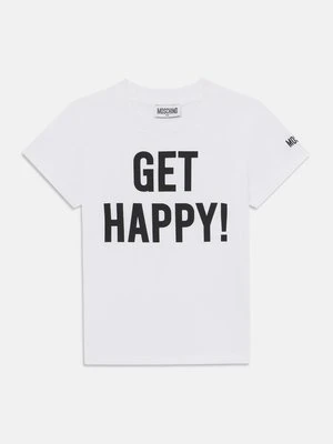 T-shirt z nadrukiem Moschino