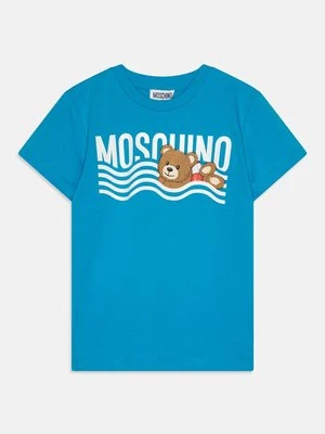 T-shirt z nadrukiem Moschino
