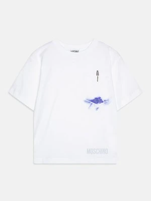 T-shirt z nadrukiem Moschino