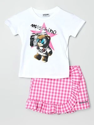 T-shirt z nadrukiem Moschino