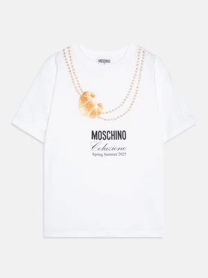 T-shirt z nadrukiem Moschino