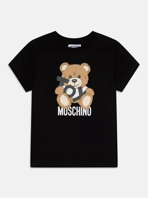 T-shirt z nadrukiem Moschino