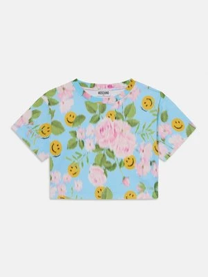 T-shirt z nadrukiem Moschino
