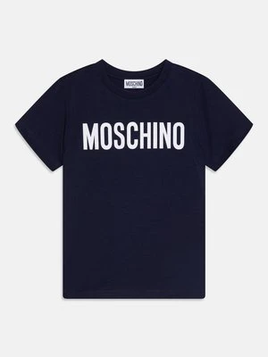 T-shirt z nadrukiem Moschino