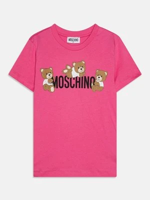 T-shirt z nadrukiem Moschino