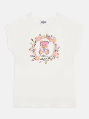 T-shirt z nadrukiem Moschino