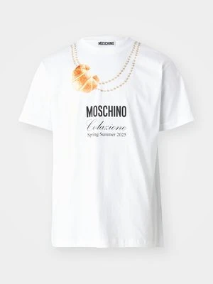 T-shirt z nadrukiem Moschino