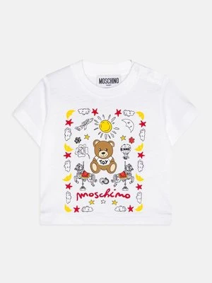 T-shirt z nadrukiem Moschino