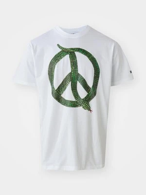 T-shirt z nadrukiem Moschino