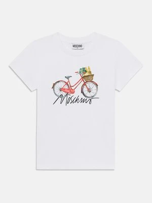 T-shirt z nadrukiem Moschino