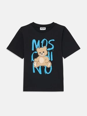 T-shirt z nadrukiem Moschino