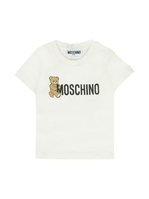 T-shirt z nadrukiem Moschino