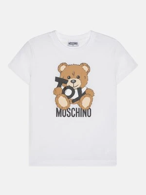 T-shirt z nadrukiem Moschino