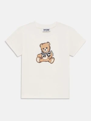 T-shirt z nadrukiem Moschino