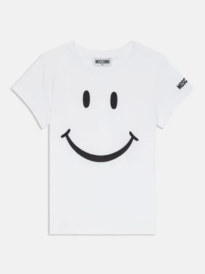 T-shirt z nadrukiem Moschino