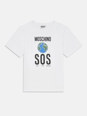 T-shirt z nadrukiem Moschino