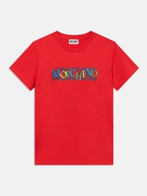 T-shirt z nadrukiem Moschino