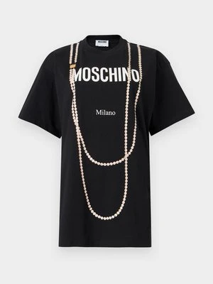 T-shirt z nadrukiem Moschino