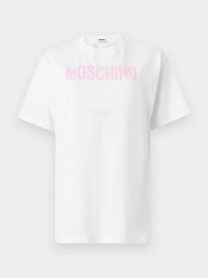 T-shirt z nadrukiem Moschino