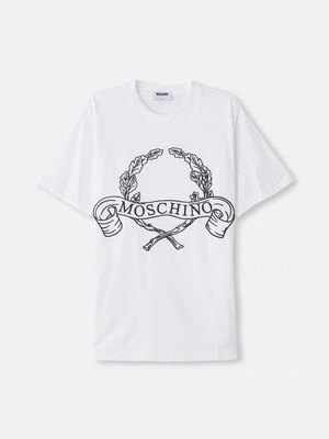 T-shirt z nadrukiem Moschino