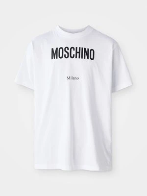 T-shirt z nadrukiem Moschino