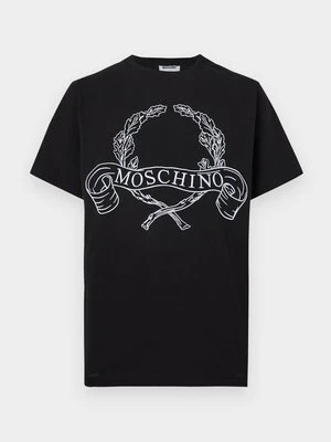 T-shirt z nadrukiem Moschino